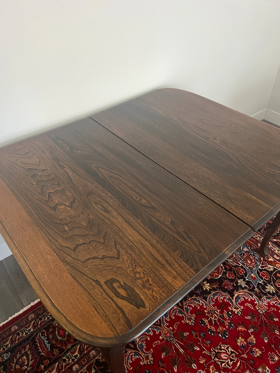 Vintage Dark Wood Dining Table - photo 4