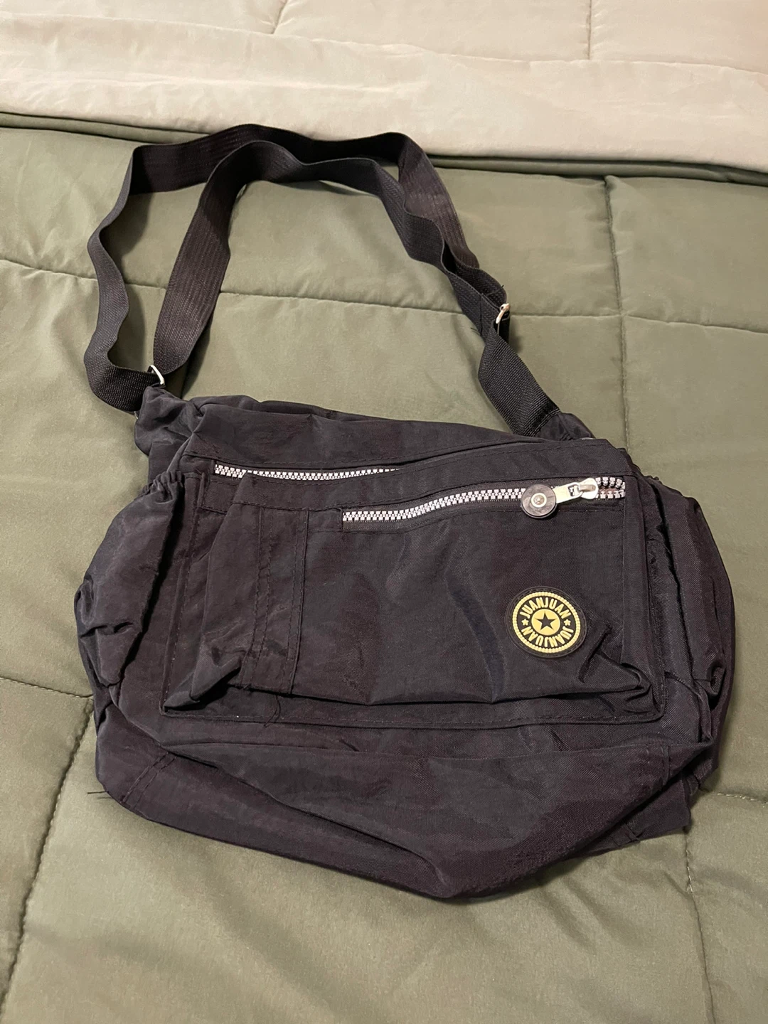 Black Nylon Crossbody Bag - photo 2