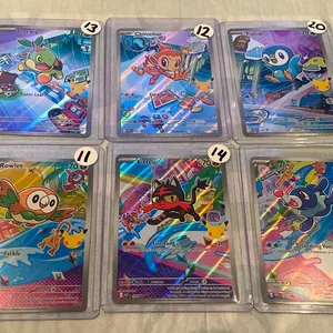 Pokemon Trading Cards -First Partner Series 1 Promo Gen 4 & 7