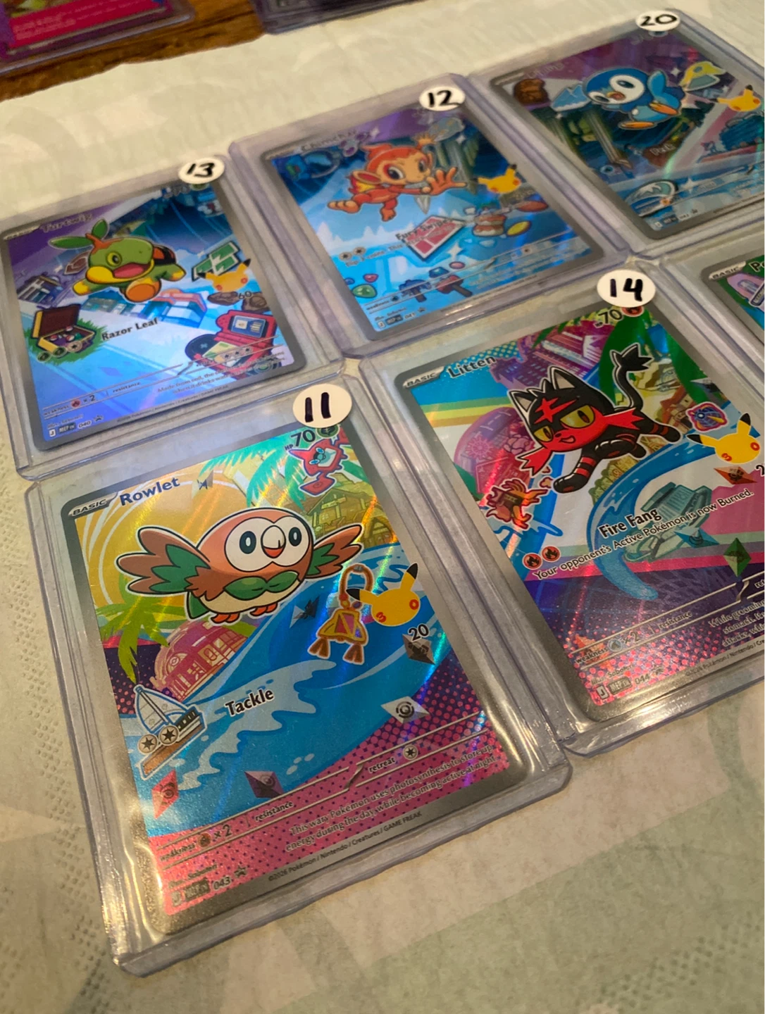 Pokemon Trading Cards -First Partner Series 1 Promo Gen 4 & 7 - photo 2