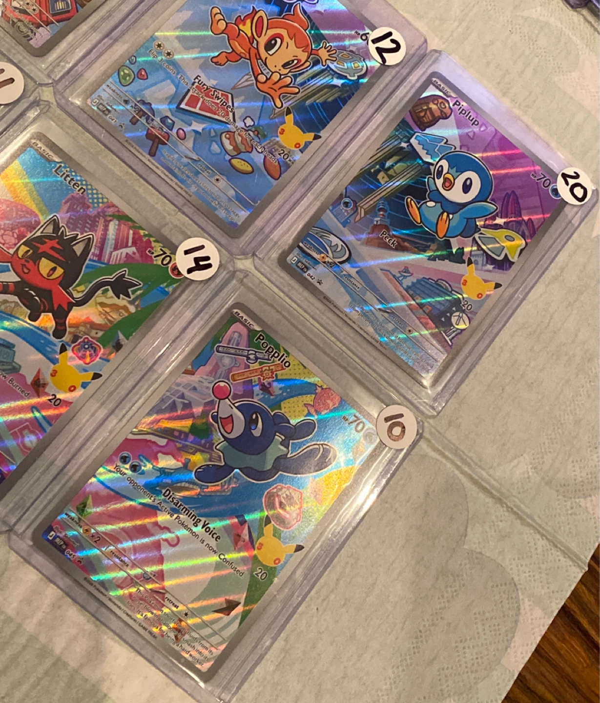 Pokemon Trading Cards -First Partner Series 1 Promo Gen 4 & 7 - photo 3
