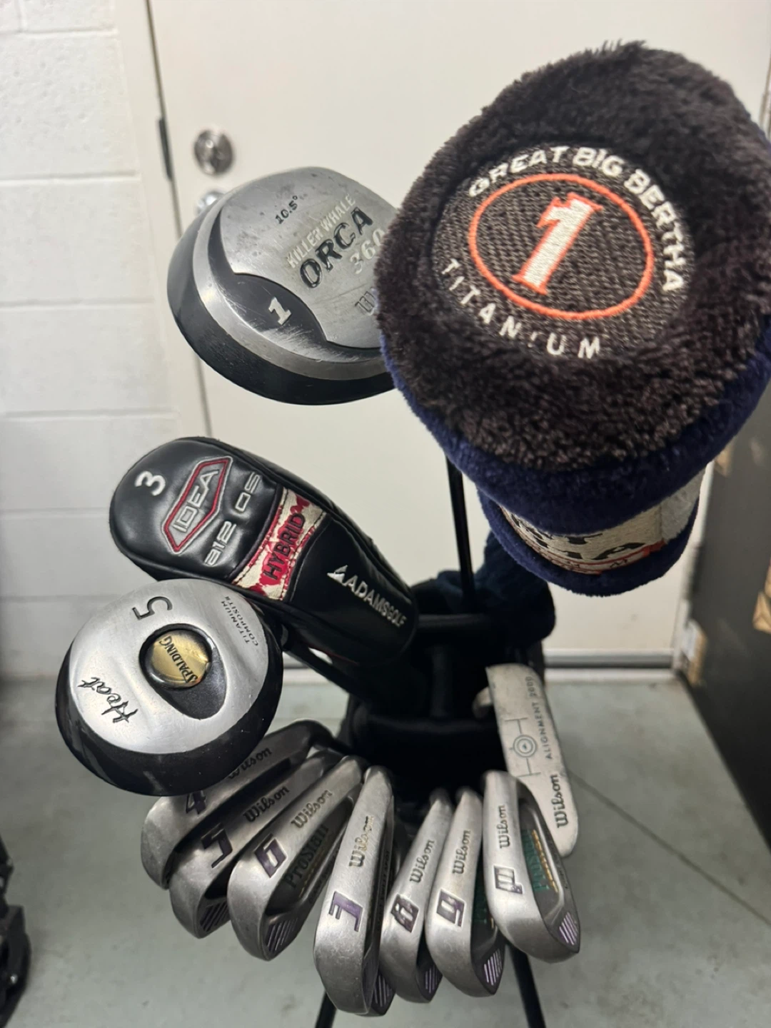 Beginner complete Golf Set with stand bag + extras