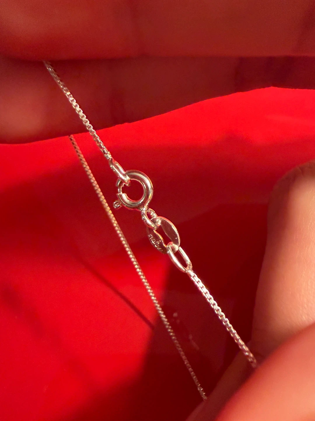 Sterling Silver Oval Moissanite Pendant Necklace - photo 4