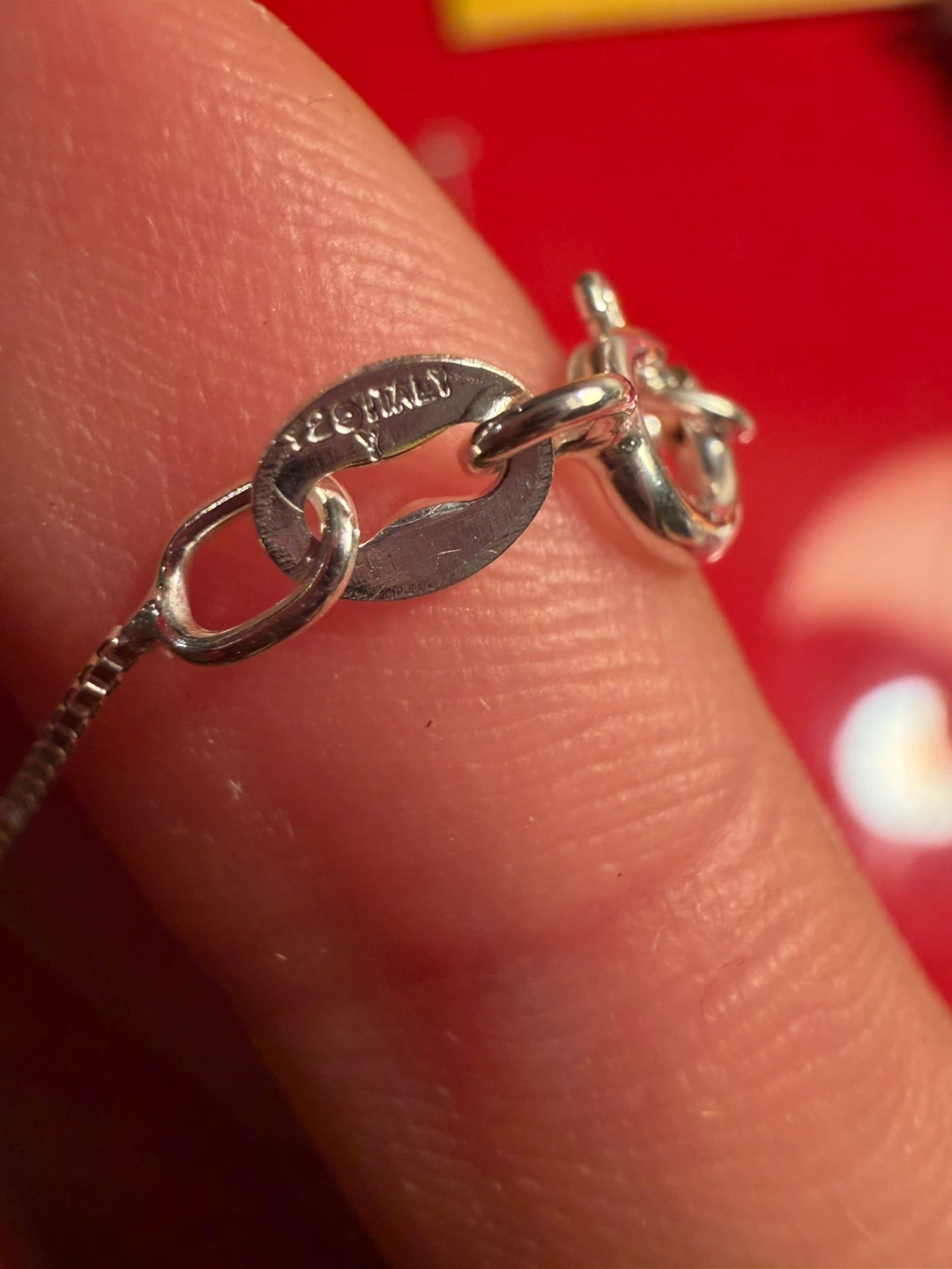 Sterling Silver Oval Moissanite Pendant Necklace - photo 5