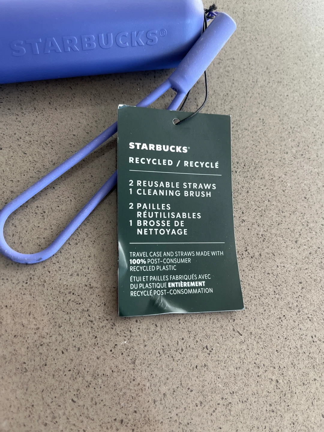 Starbucks Reusable Straws, Cleaning Brush & Travel Case - photo 2