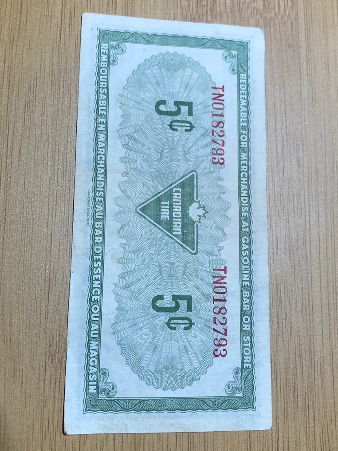 Canadian Tire 5 Cent Voucher - photo 2