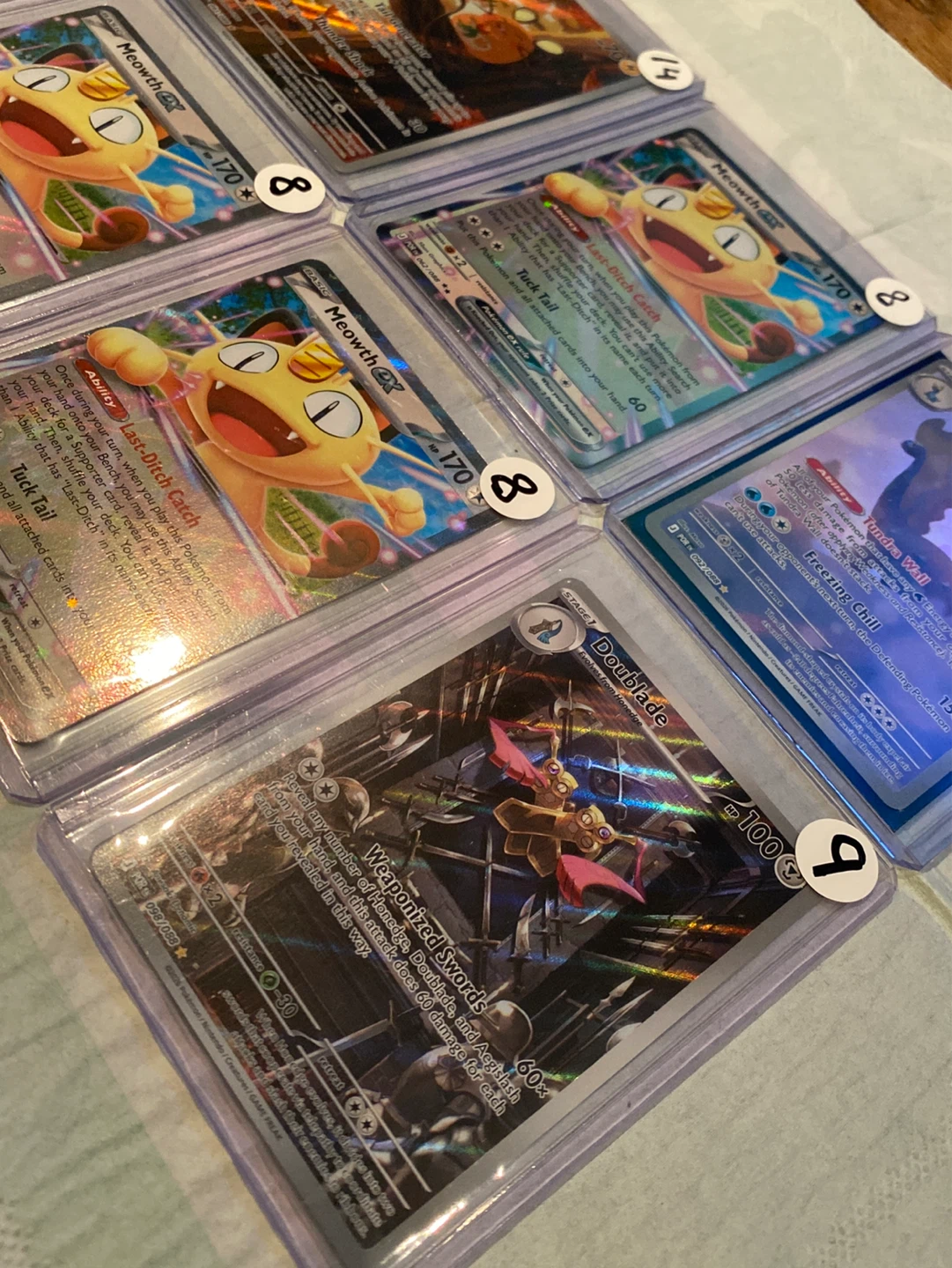 Pokemon Trading Cards - Dedenne, Meowth EX, Aurorus, Doublade - photo 3