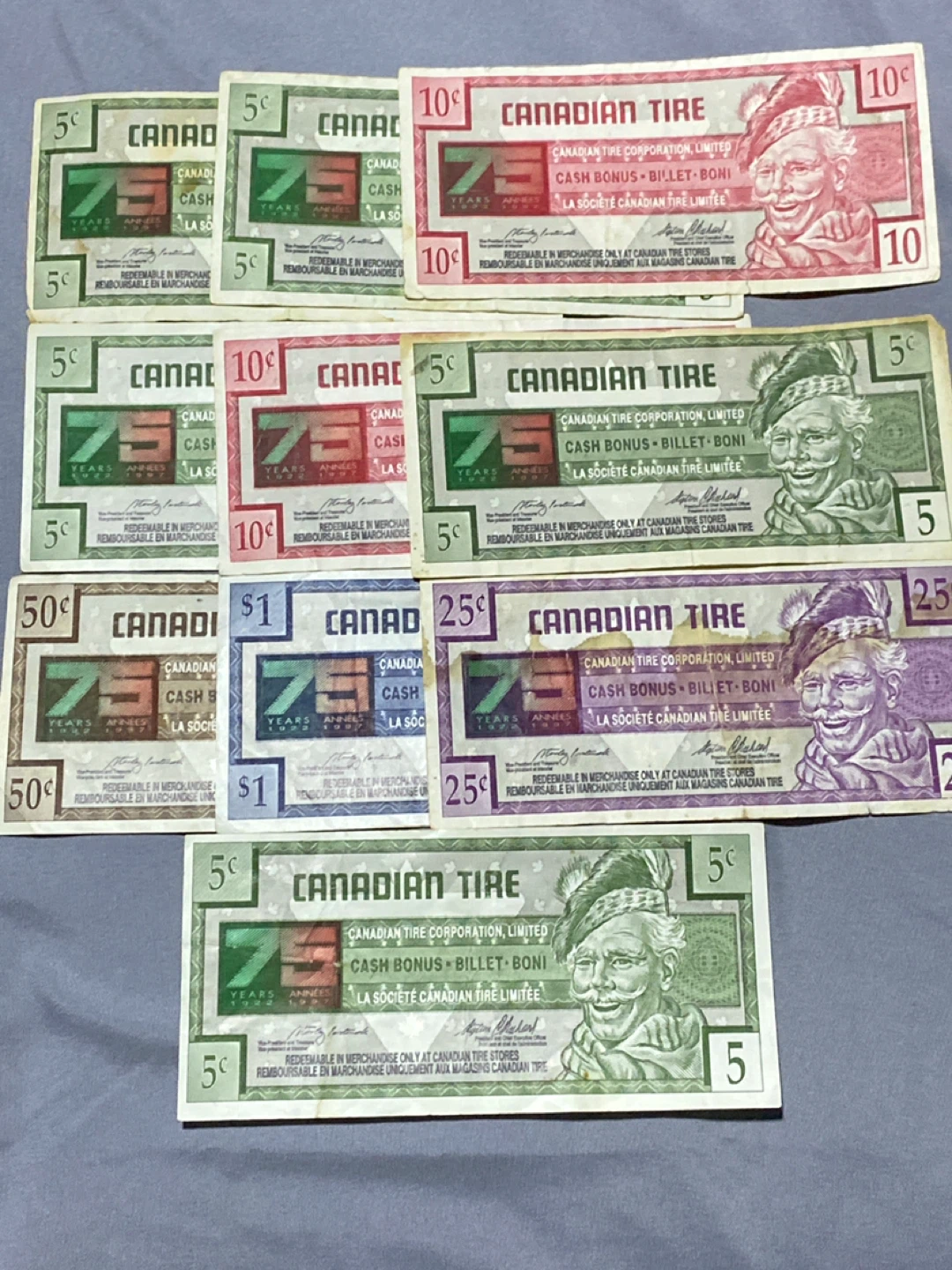 Canadian Tire Cash Bonus Coupons (Various Denominations) - photo 4
