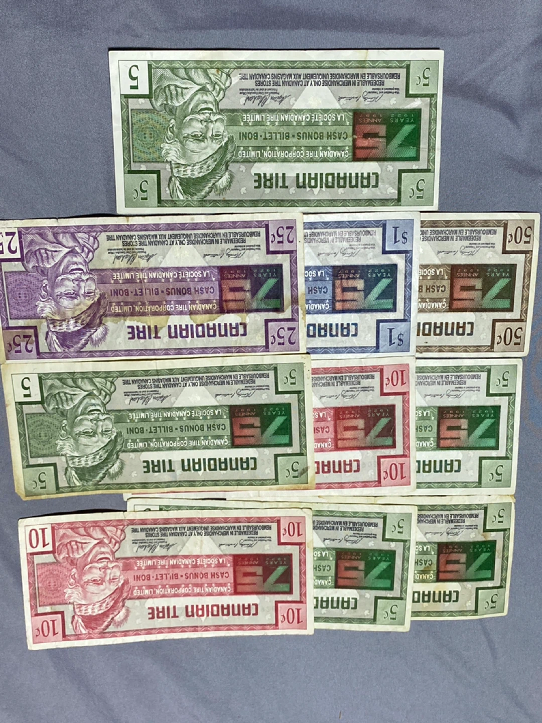 Canadian Tire Cash Bonus Coupons (Various Denominations) - photo 2