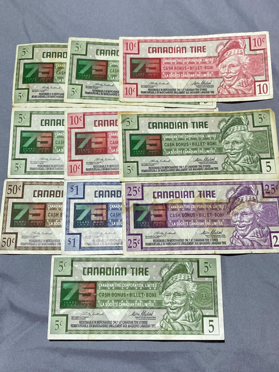 Canadian Tire Cash Bonus Coupons (Various Denominations) - photo 3