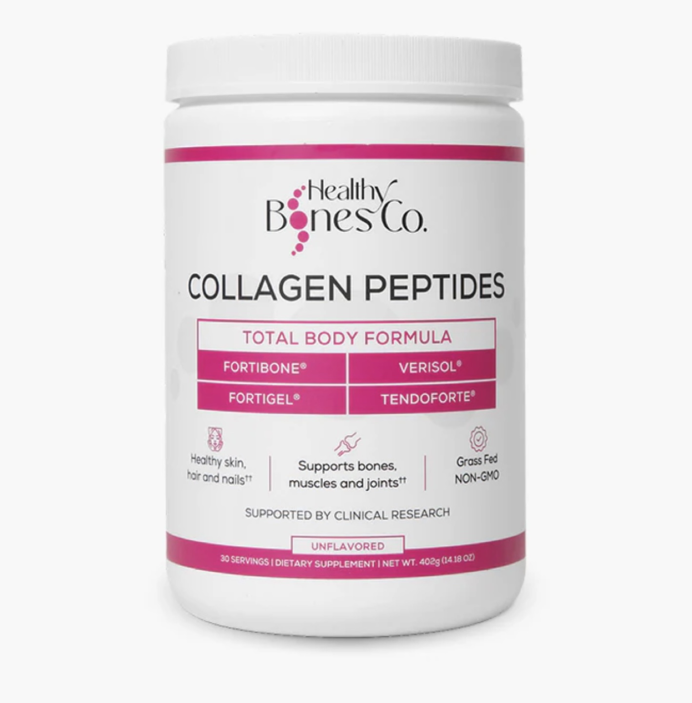Healthy Bones Co. Collagen Peptides Formula Unflavored 402g