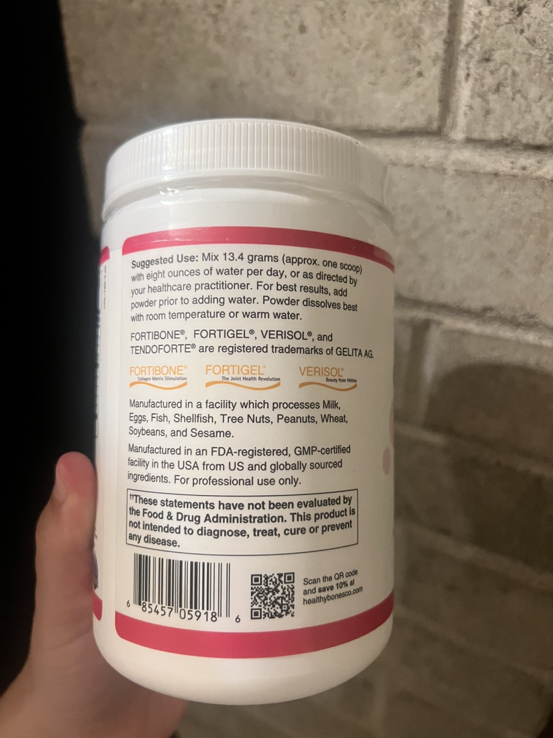 Healthy Bones Co. Collagen Peptides Formula Unflavored 402g - photo 4