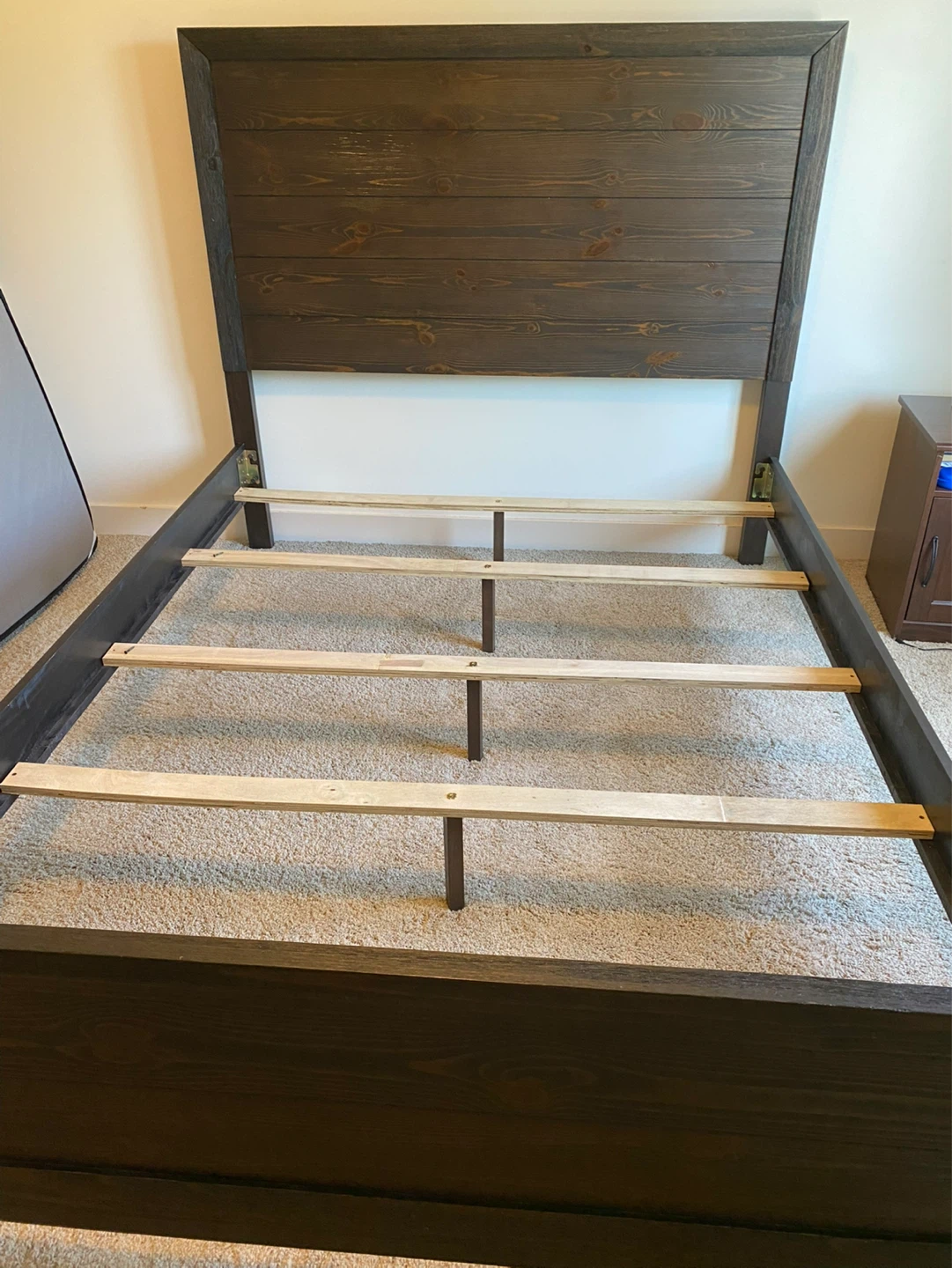 Brick Wood Bed Frame