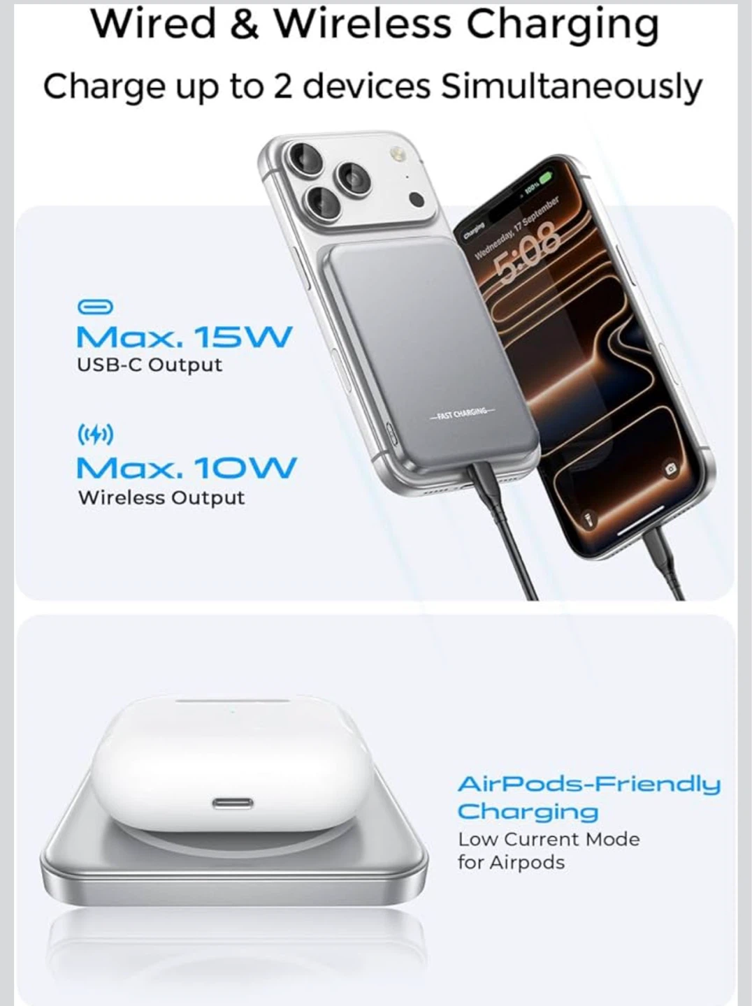 Magnetic Power Bank 5000mAh - photo 3