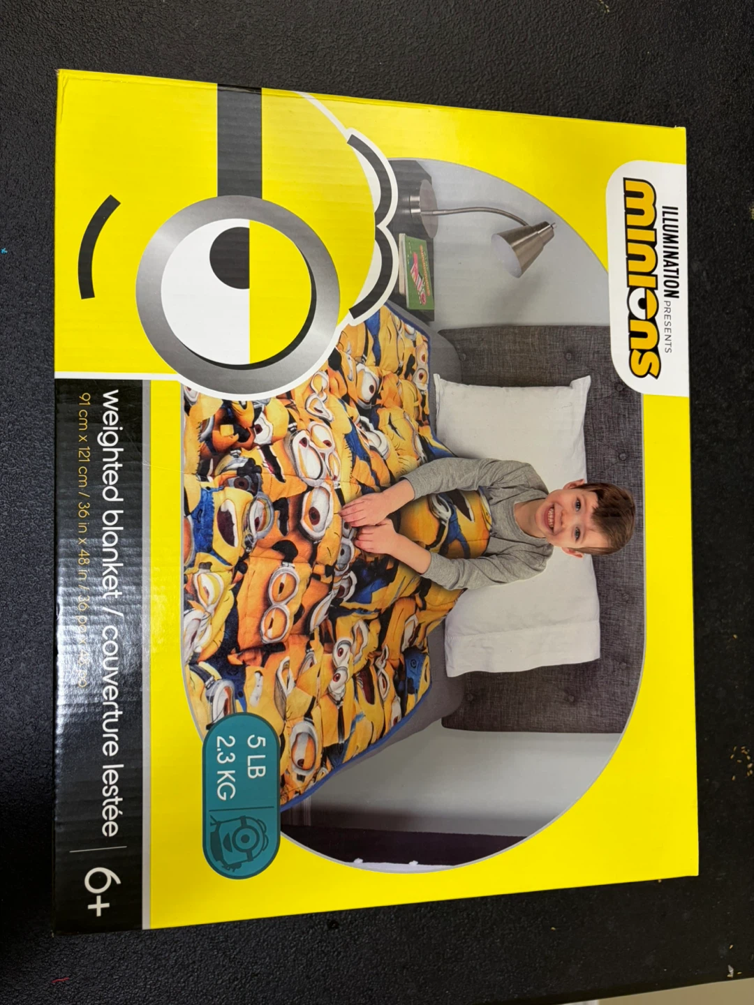 Minions Weighted Blanket 5lbs 36x48in