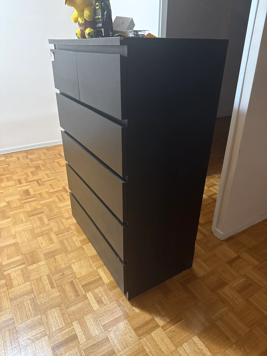 Black 6-Drawer Dresser- moving out sale - photo 3
