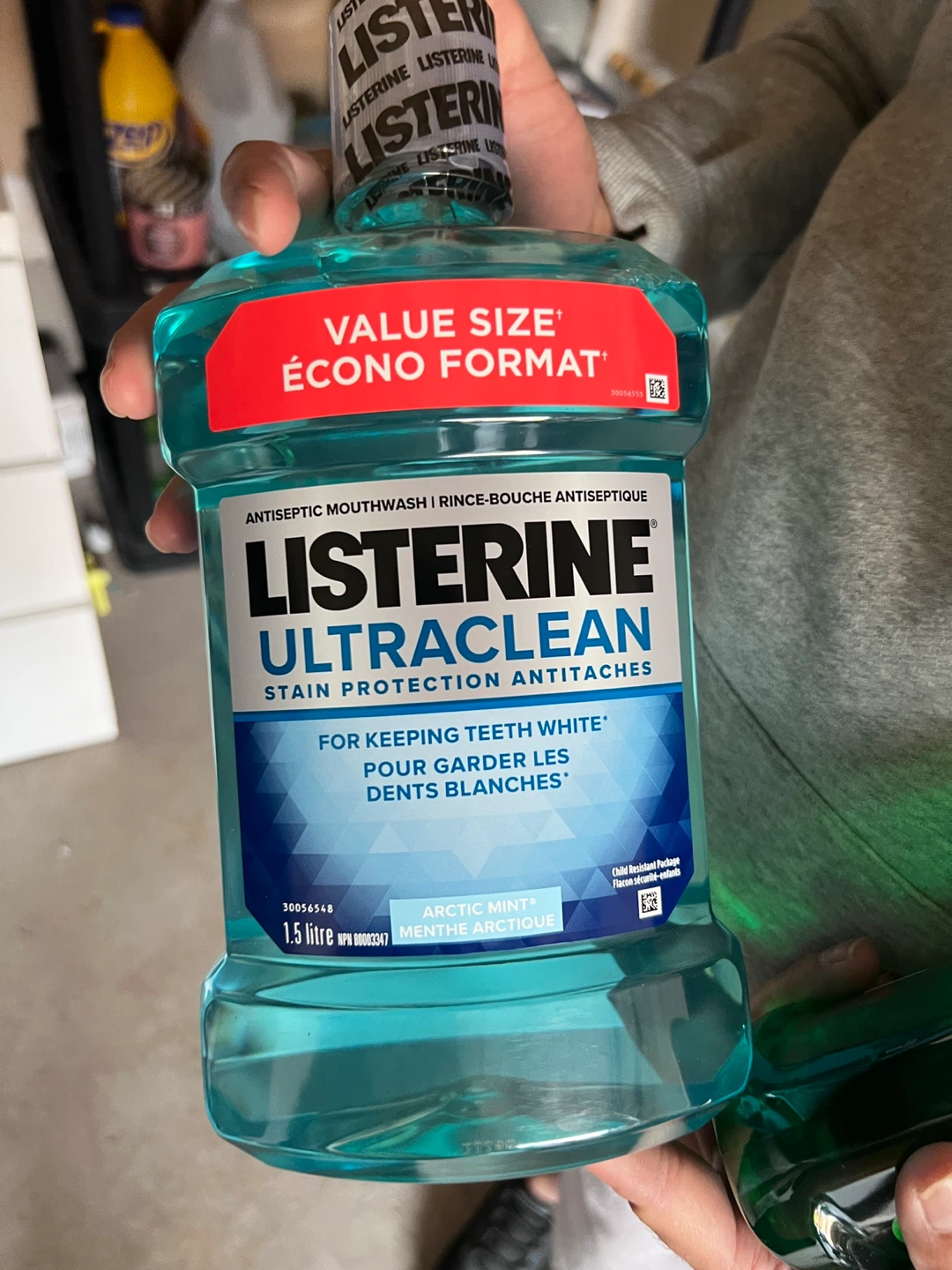 Listerine Ultraclean Arctic Mint Mouthwash 1.5L
