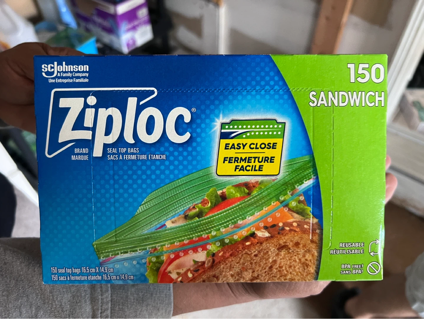 2 pack Ziploc 150 Sandwich Seal Top Bags - photo 2