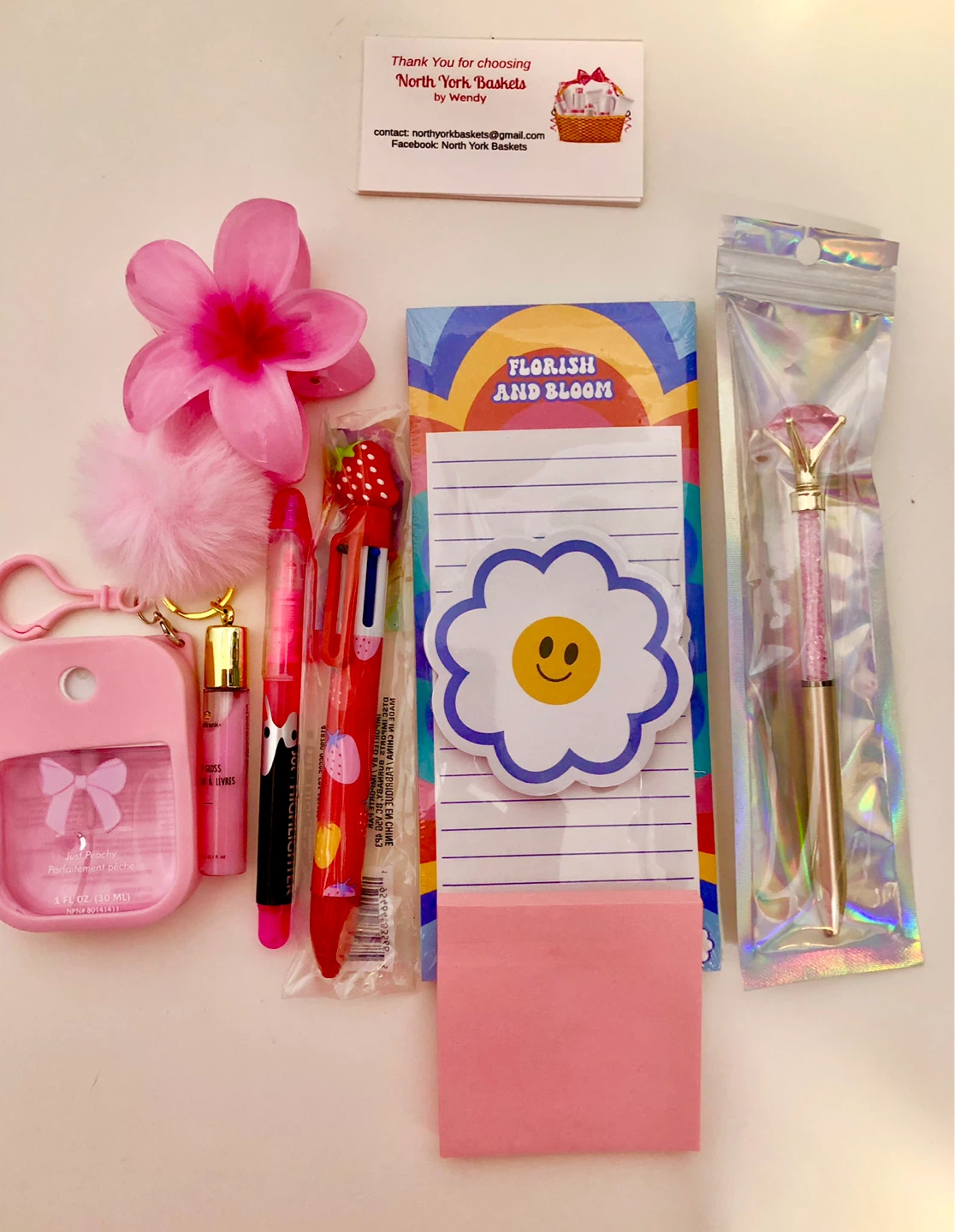 Teacher / Birthday Pink Themed Stationery and Gift Set - photo 2