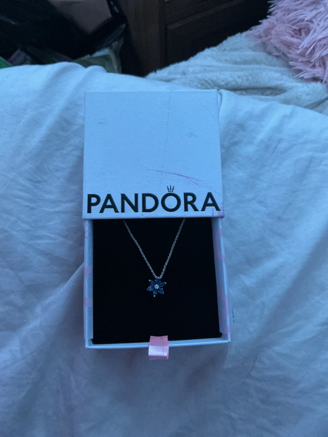 Blue Flower Pandora Necklace - photo 3