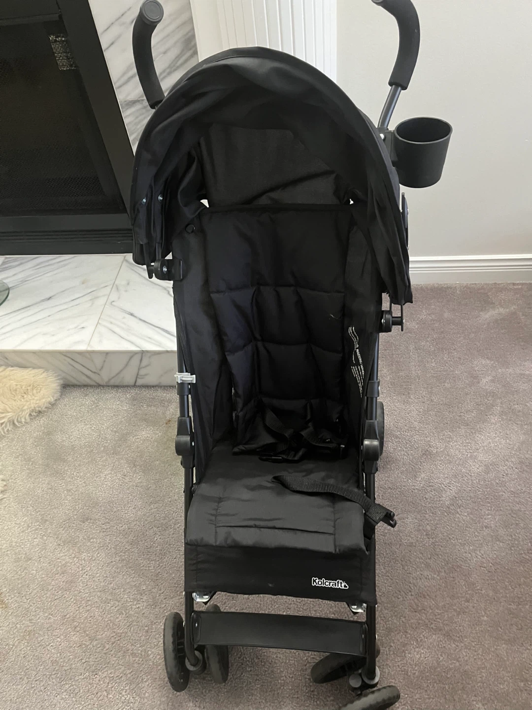 Kolcraft Cloud Umbrella Stroller - Black - photo 4