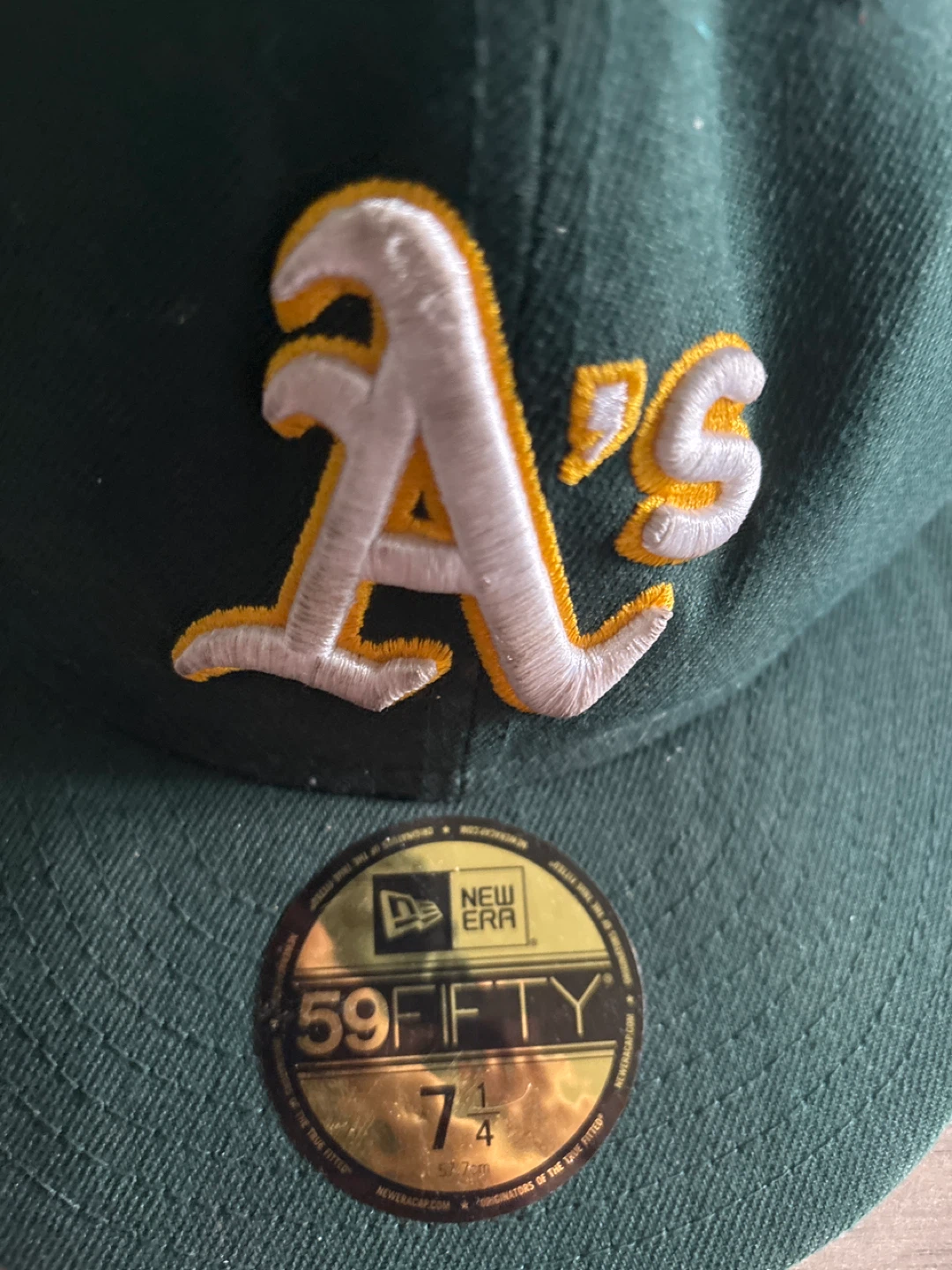 New Era Oakland A's 59FIFTY Fitted Hat 7 1/4 - photo 2