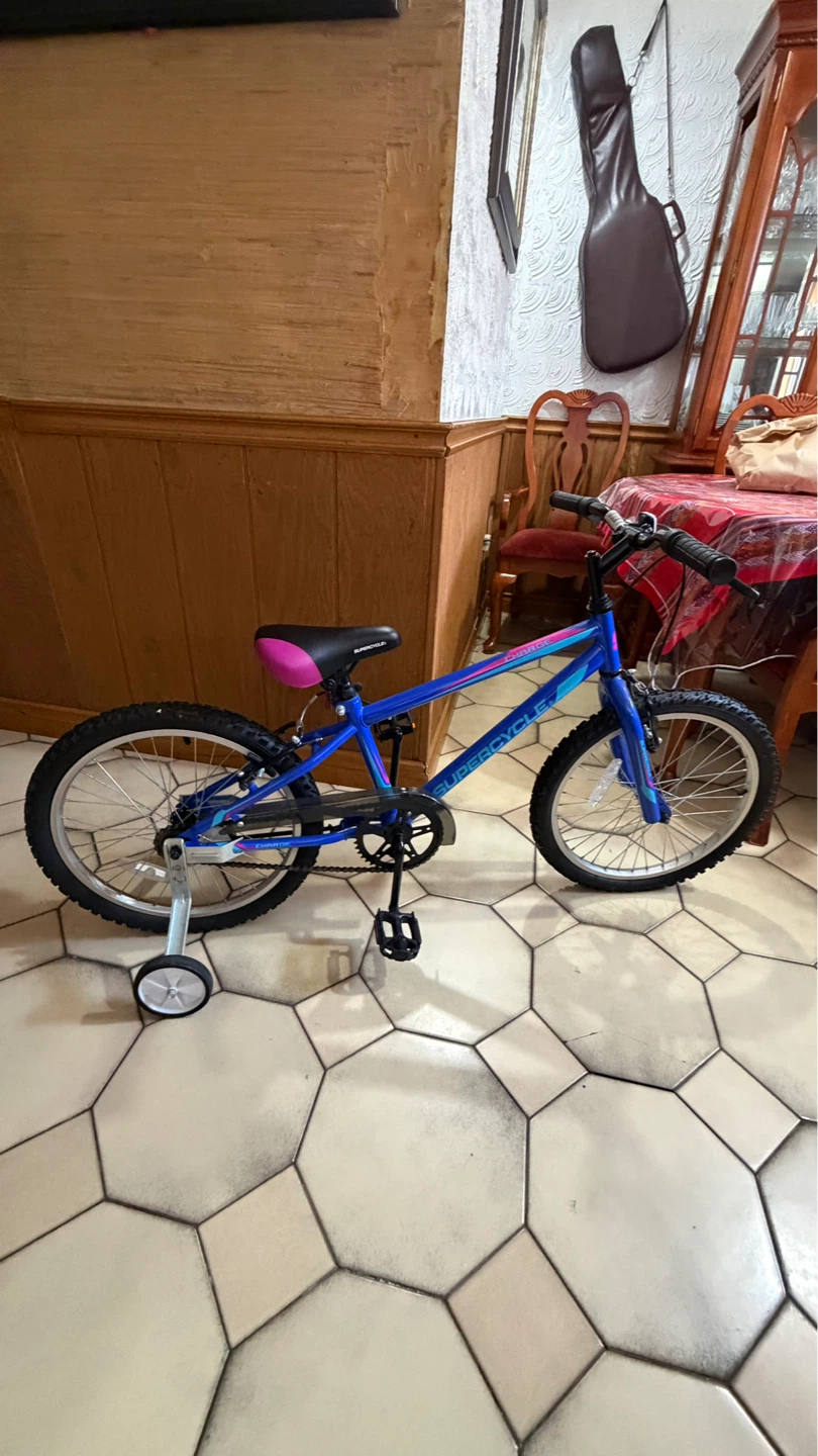 Supercycle Sketch Kids' Bike, 18-in Wheel, Blue