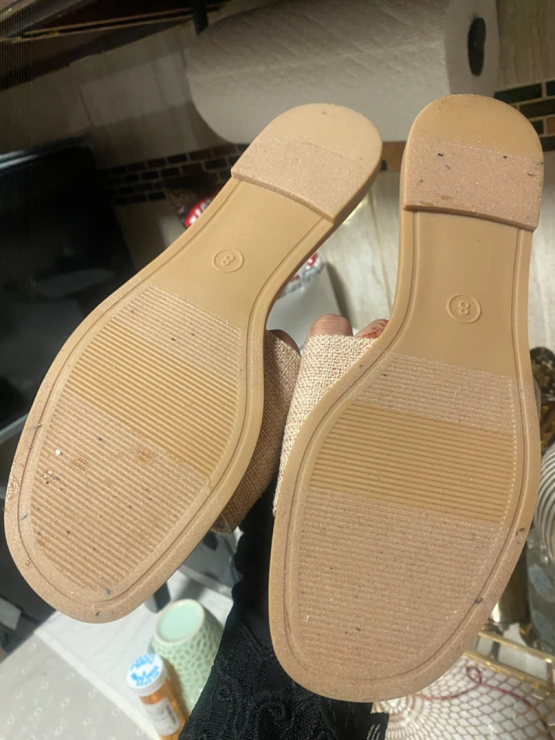 A New Day Women's CAPRI Beaded Slide Sandals Size 8 - photo 3