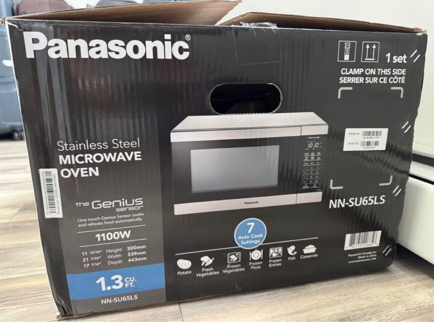 Panasonic NN-SU65LS Stainless Steel Microwave Oven 1.3 cu. ft. - photo 3