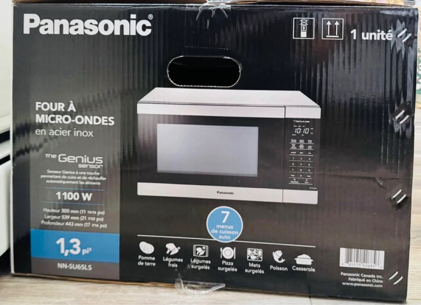 Panasonic NN-SU65LS Stainless Steel Microwave Oven 1.3 cu. ft. - photo 2