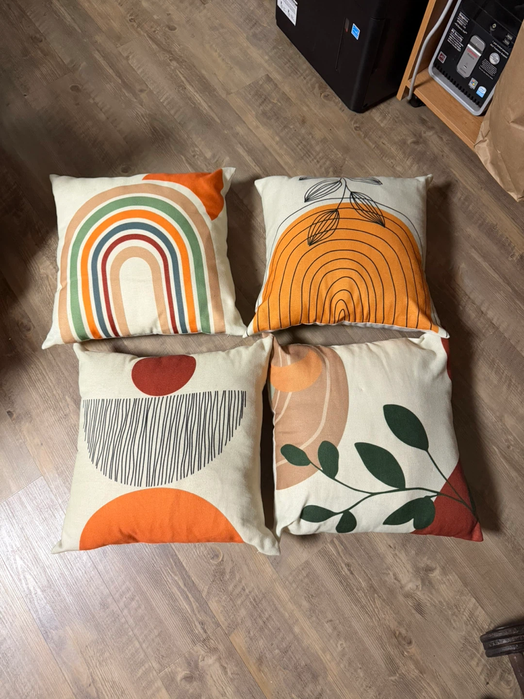 Set of 4 Decorative Throw Pillow Covers