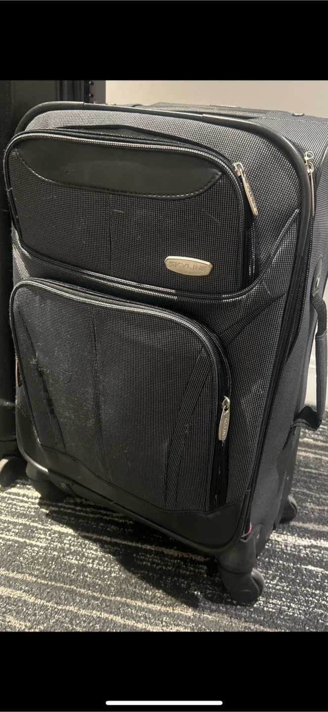 Carryon and check in Luggage Suitcase - Black