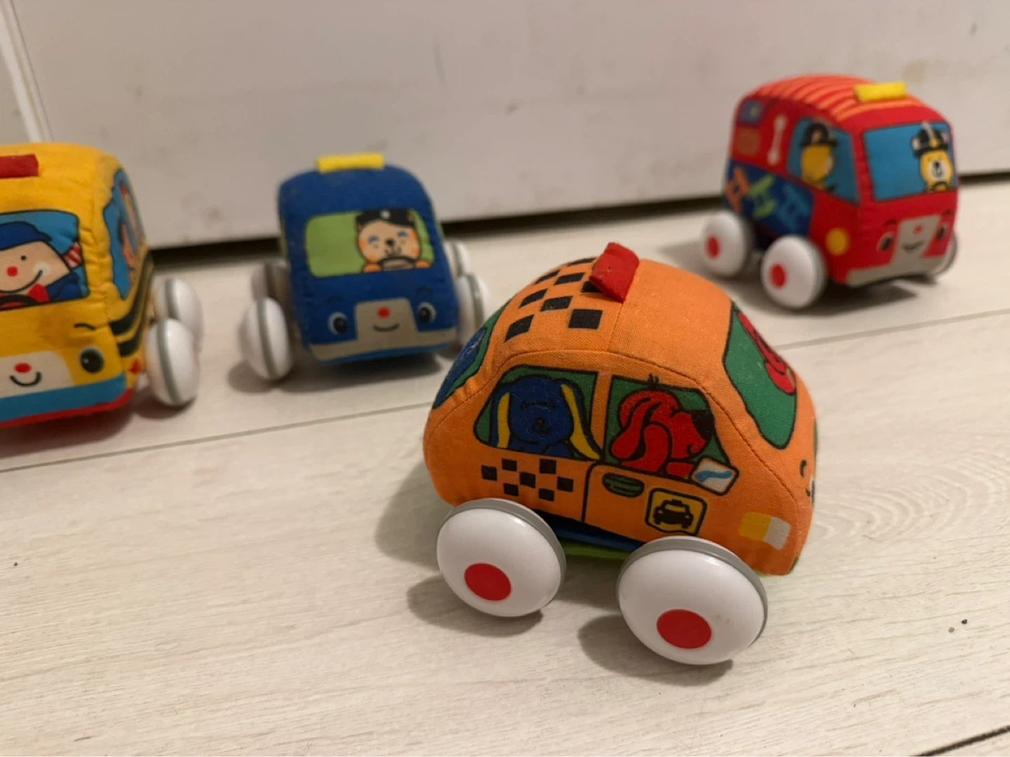 Set of 4 Plush Toy Vehicles - photo 2