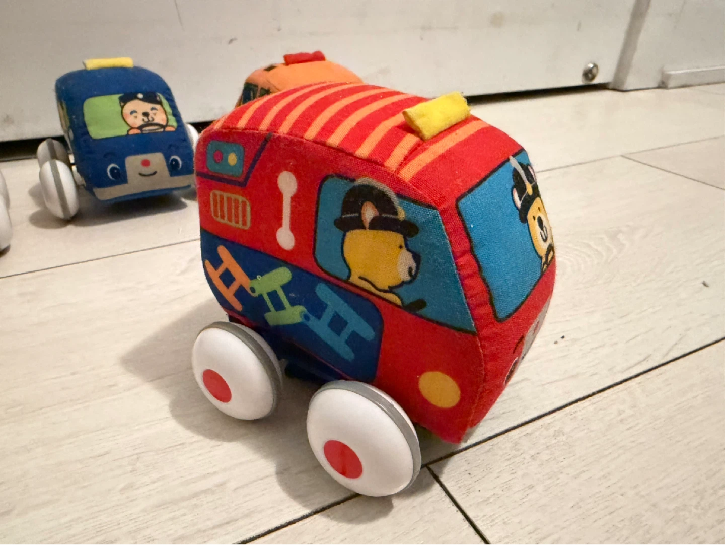 Set of 4 Plush Toy Vehicles - photo 3