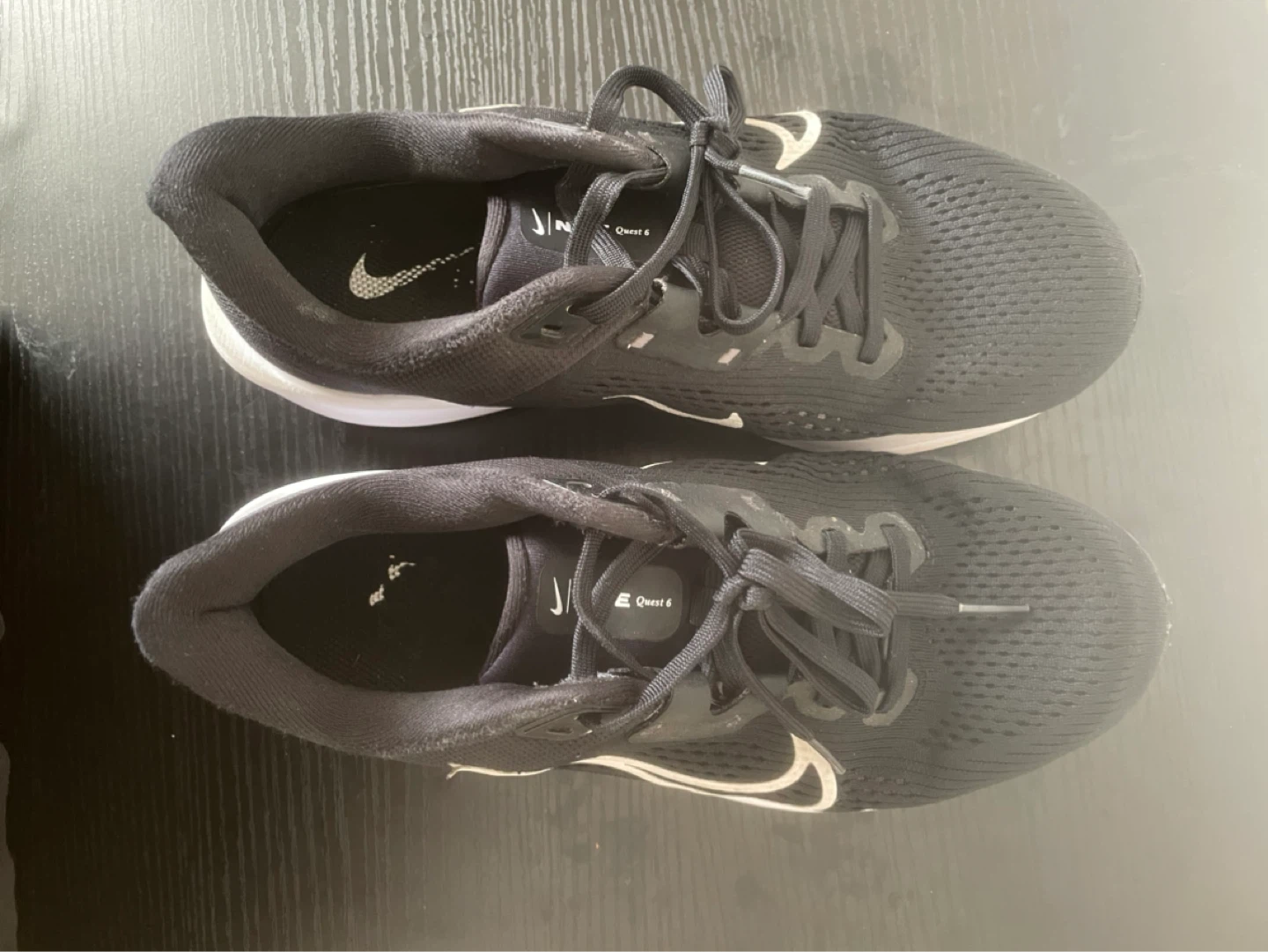 Nike Quest 6 unisex Running Shoes Black Size 9 - photo 3