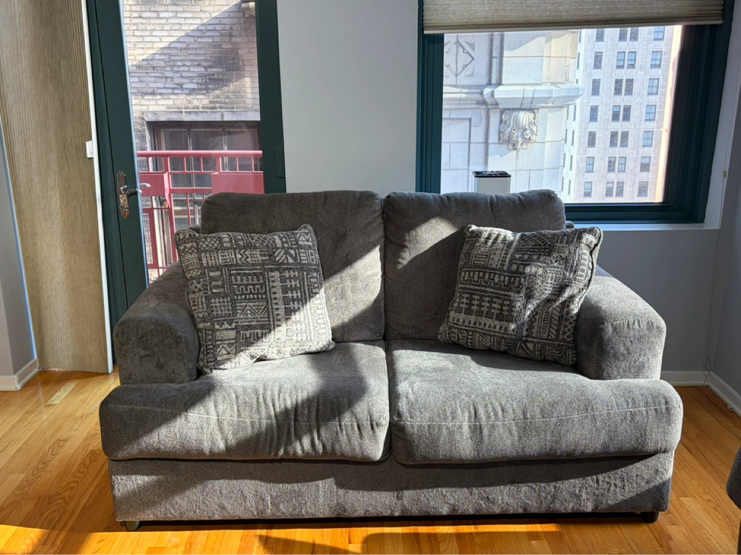 Ashley Furniture Loveseat Sofa - Grey - photo 2