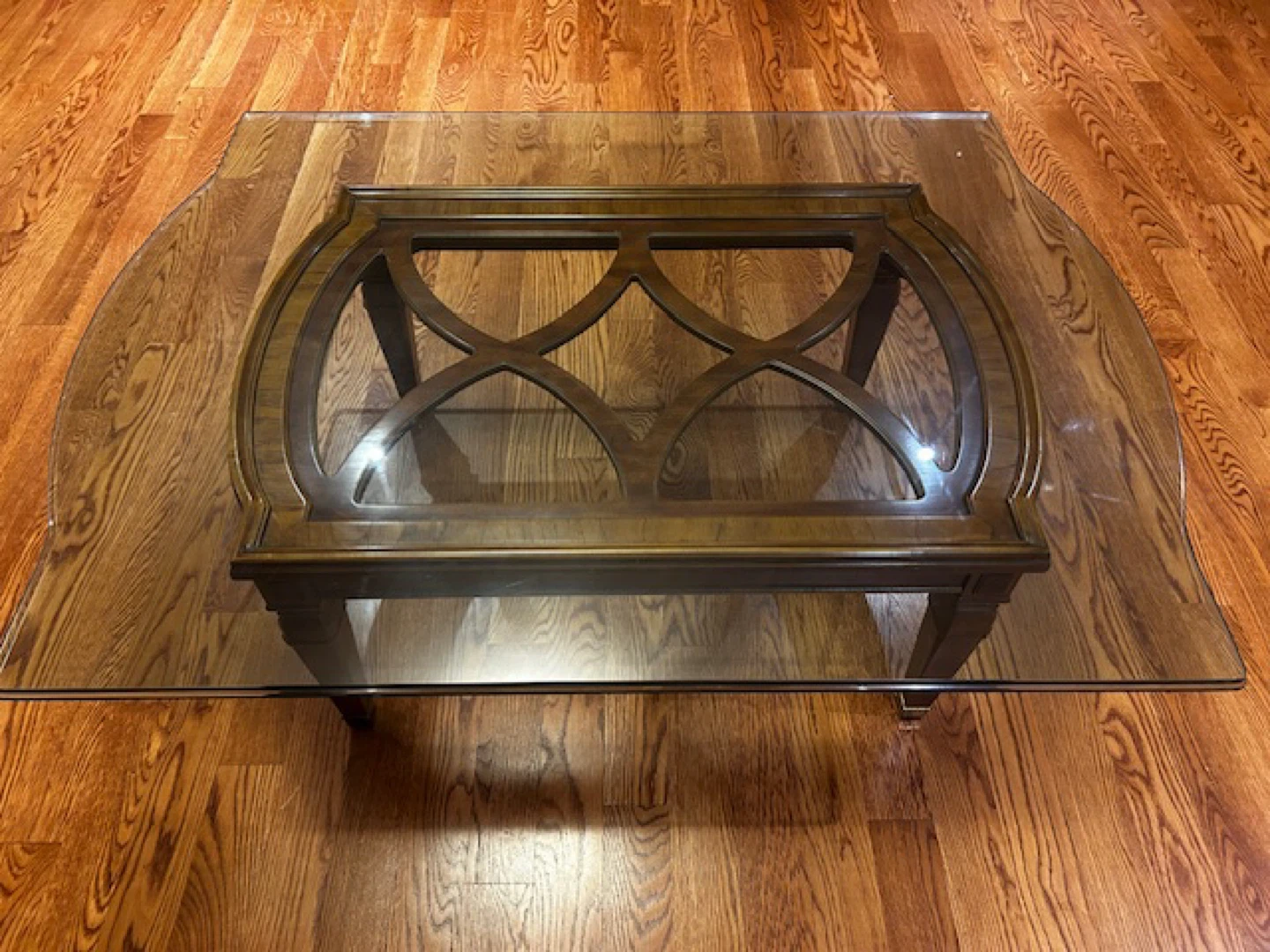 Luxury Brand Wood/Glass Coffee Table