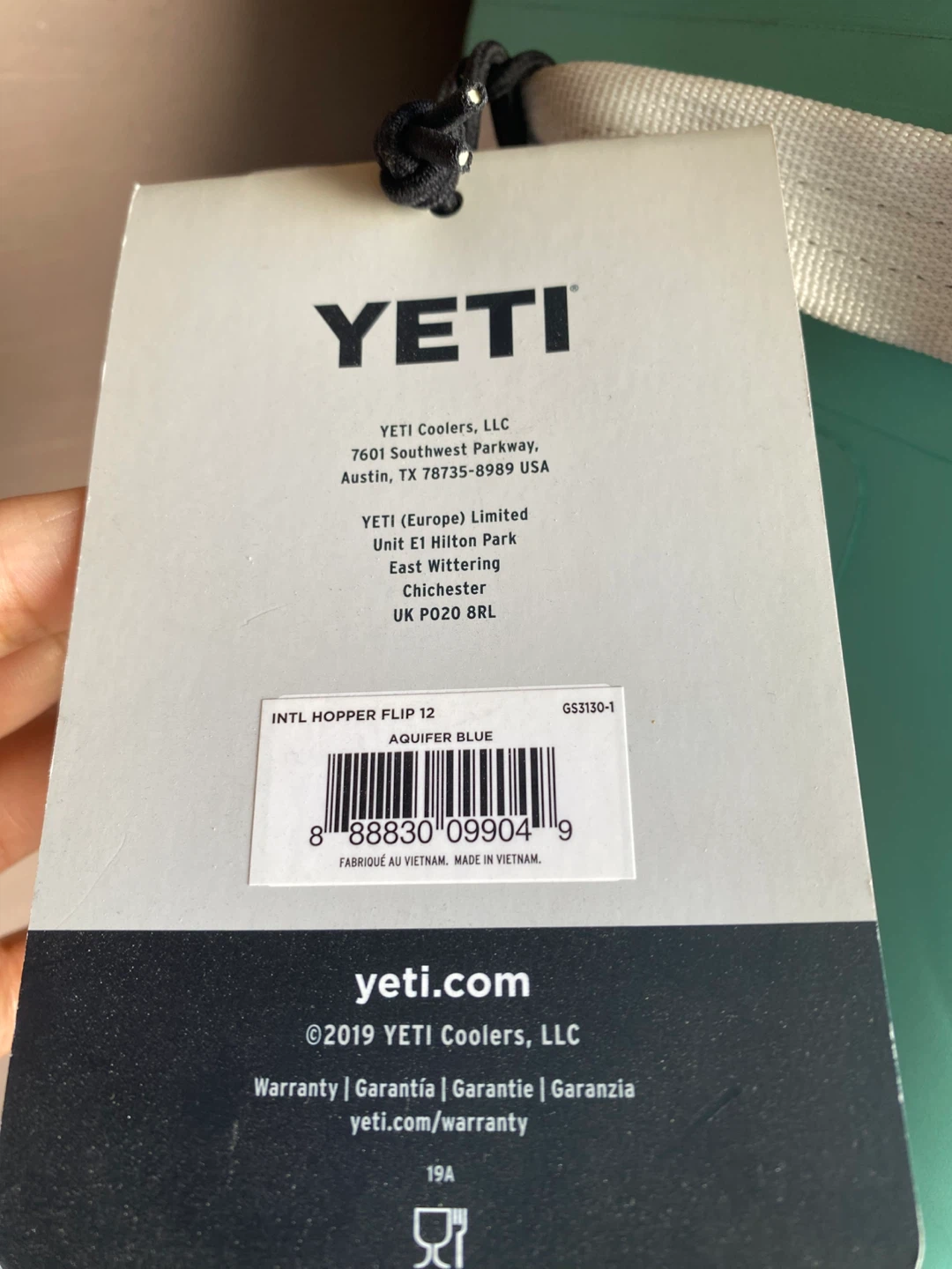 YETI Hopper Flip 12 Aquifer Blue Cooler - photo 2
