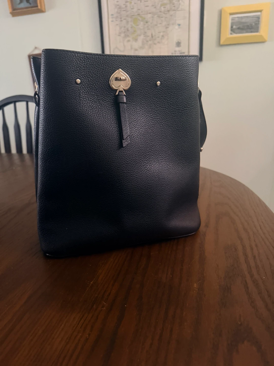 Kate Spade Black Leather Bucket Bag - photo 3