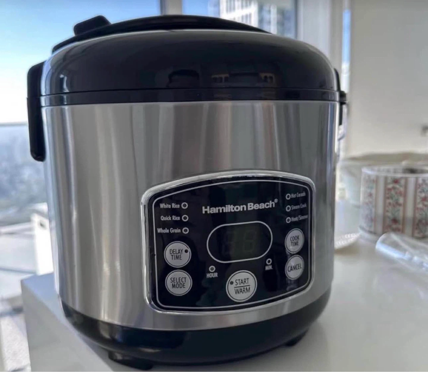 Hamilton Beach Rice/Hot Cereal Cooker - 2-14 Cup Capacity - photo 2