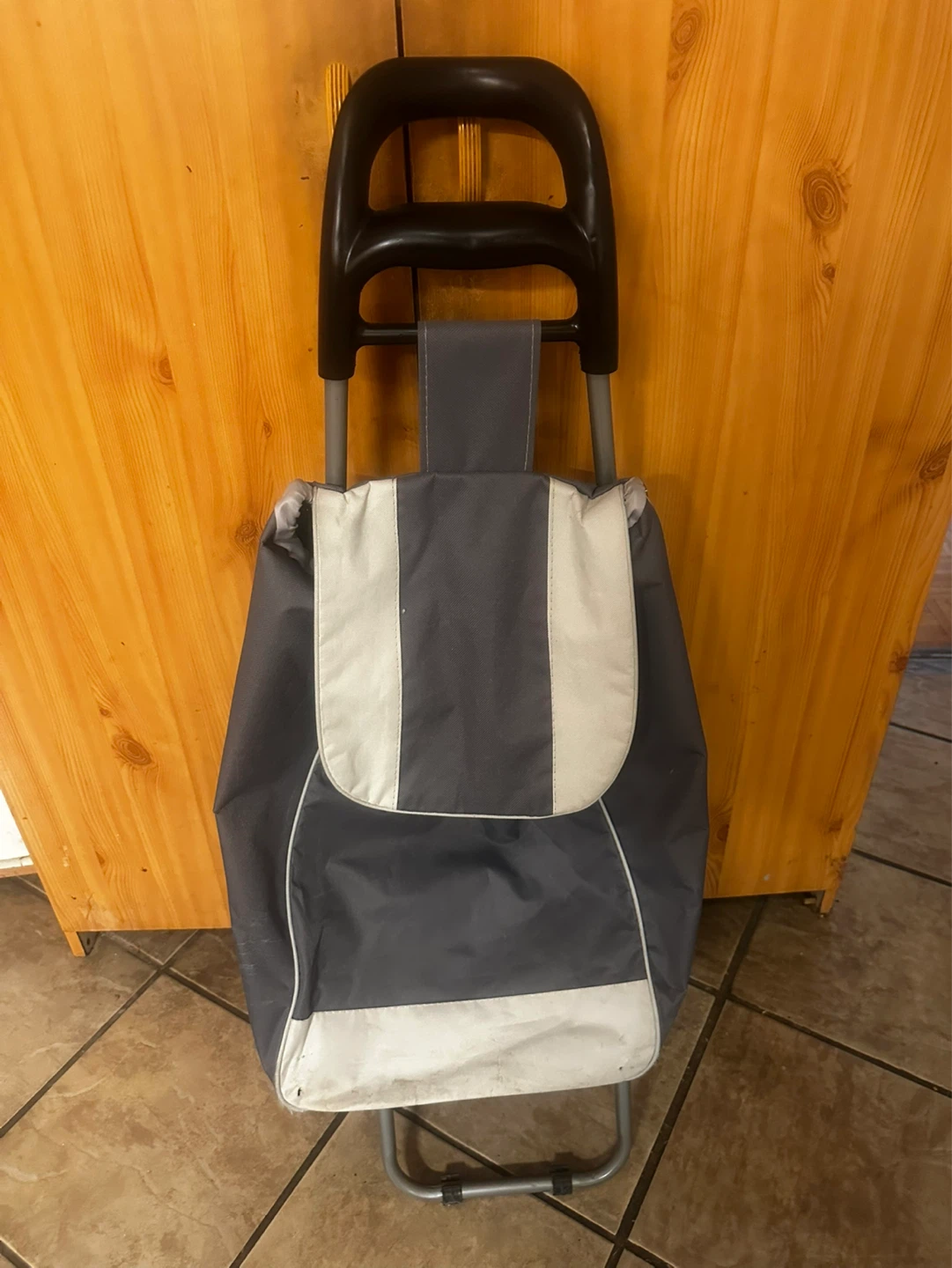 Grey Shopping Trolley Bag