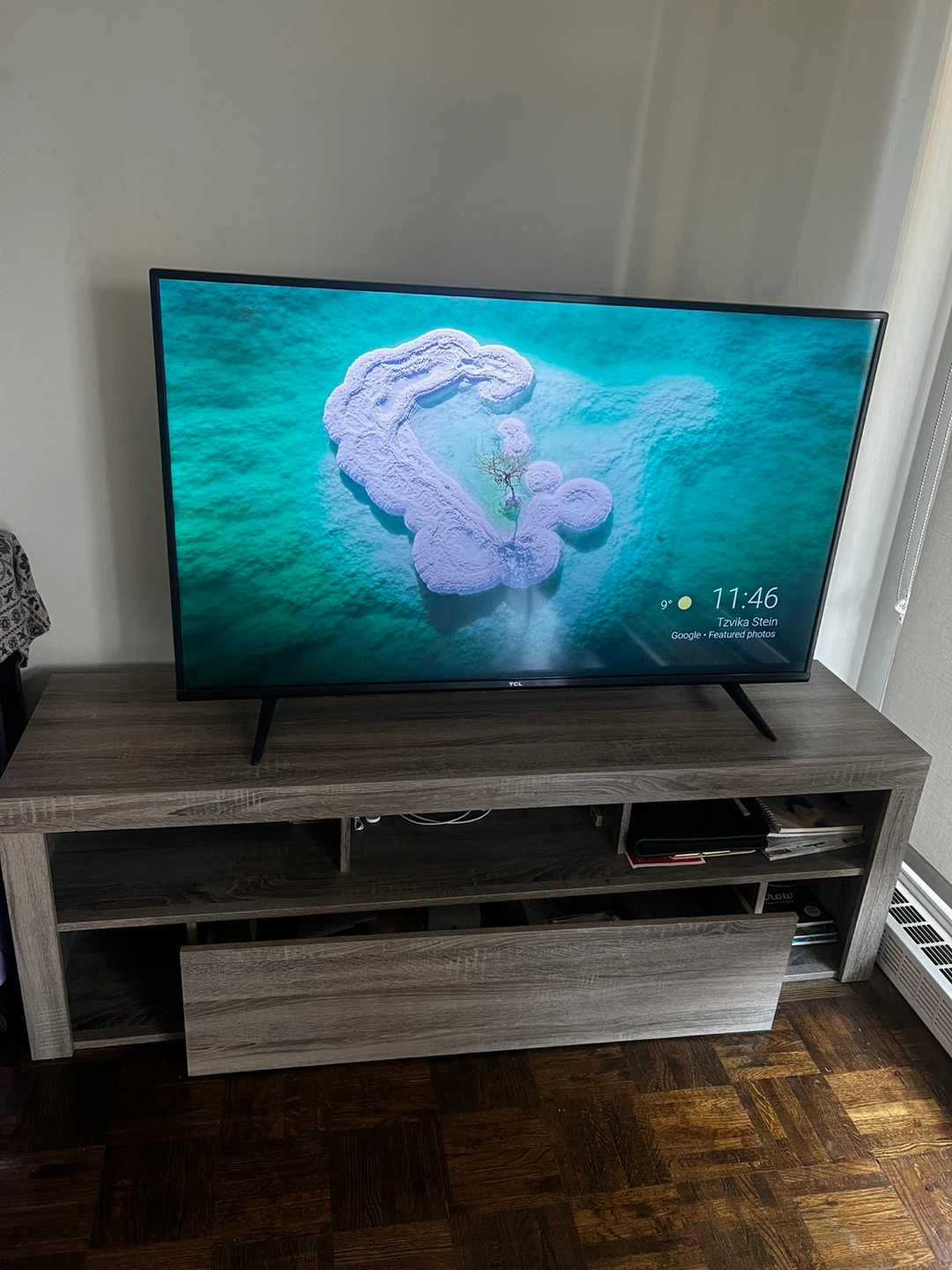 Wood Grain Entertainment Unit - photo 2