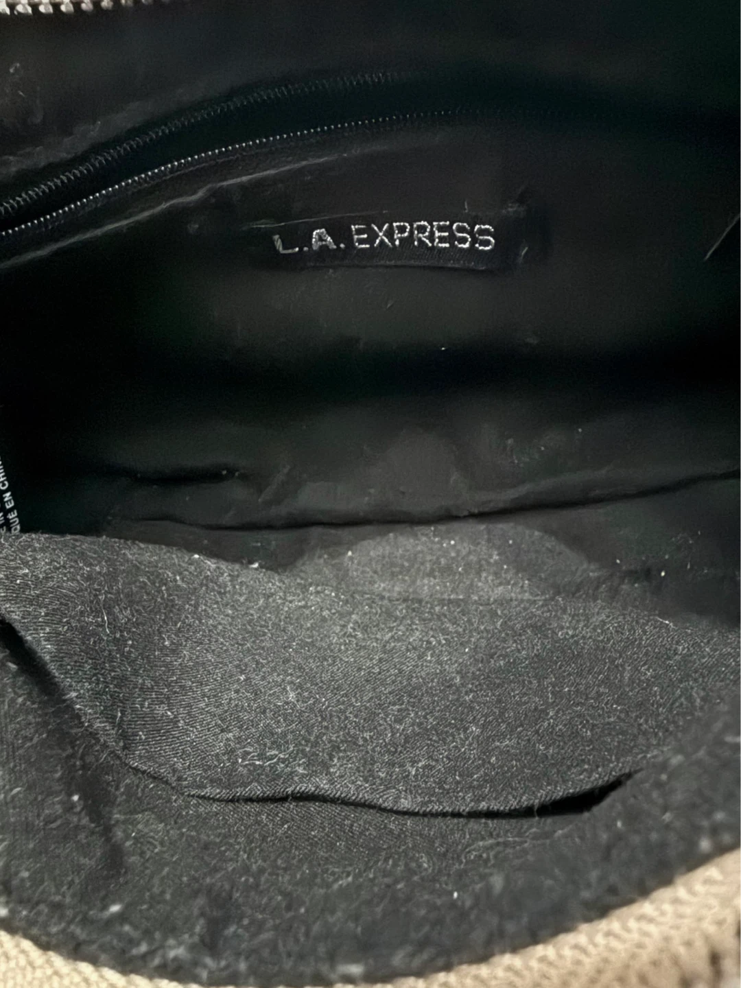 L.A. Express Tan Adjustable Strap Shoulder Bag - photo 4