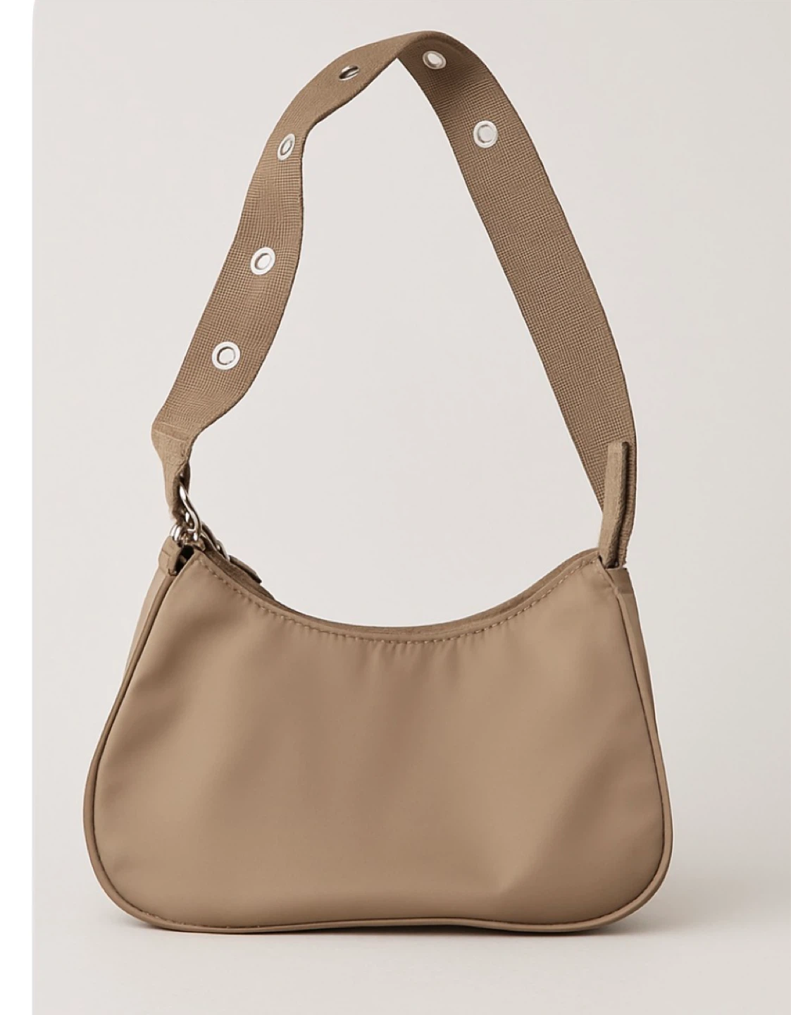 L.A. Express Tan Adjustable Strap Shoulder Bag
