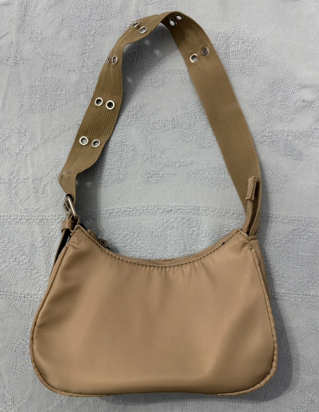 L.A. Express Tan Adjustable Strap Shoulder Bag - photo 2