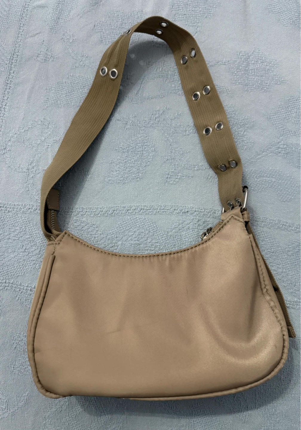 L.A. Express Tan Adjustable Strap Shoulder Bag - photo 3