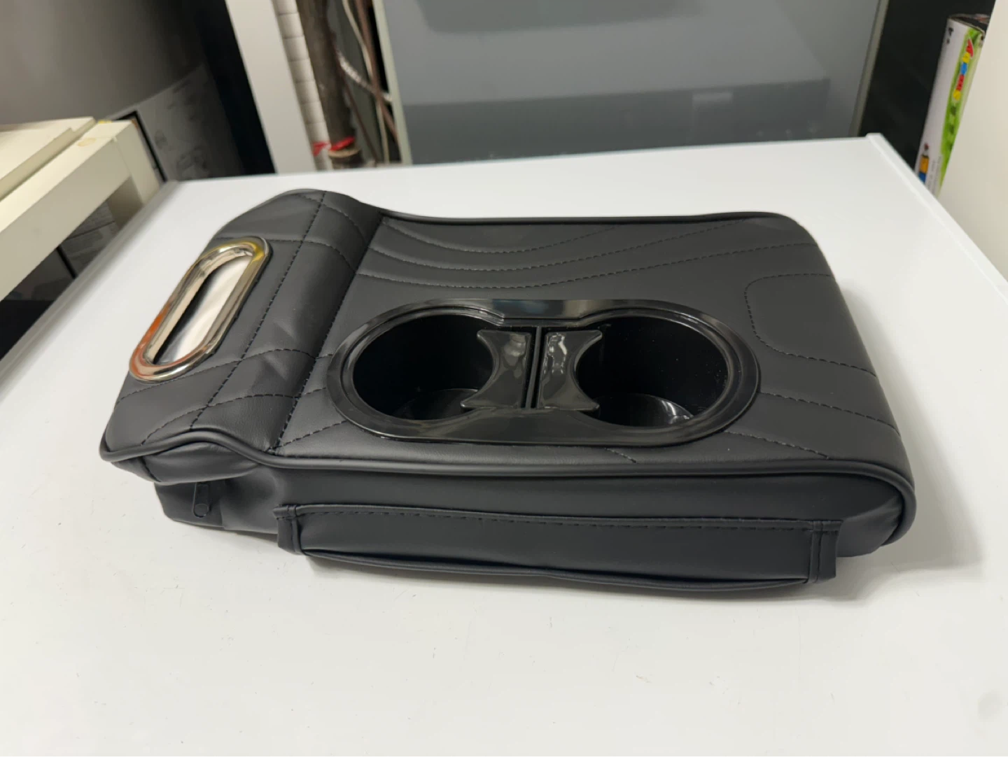 Car Console Organizer with Cup Holders