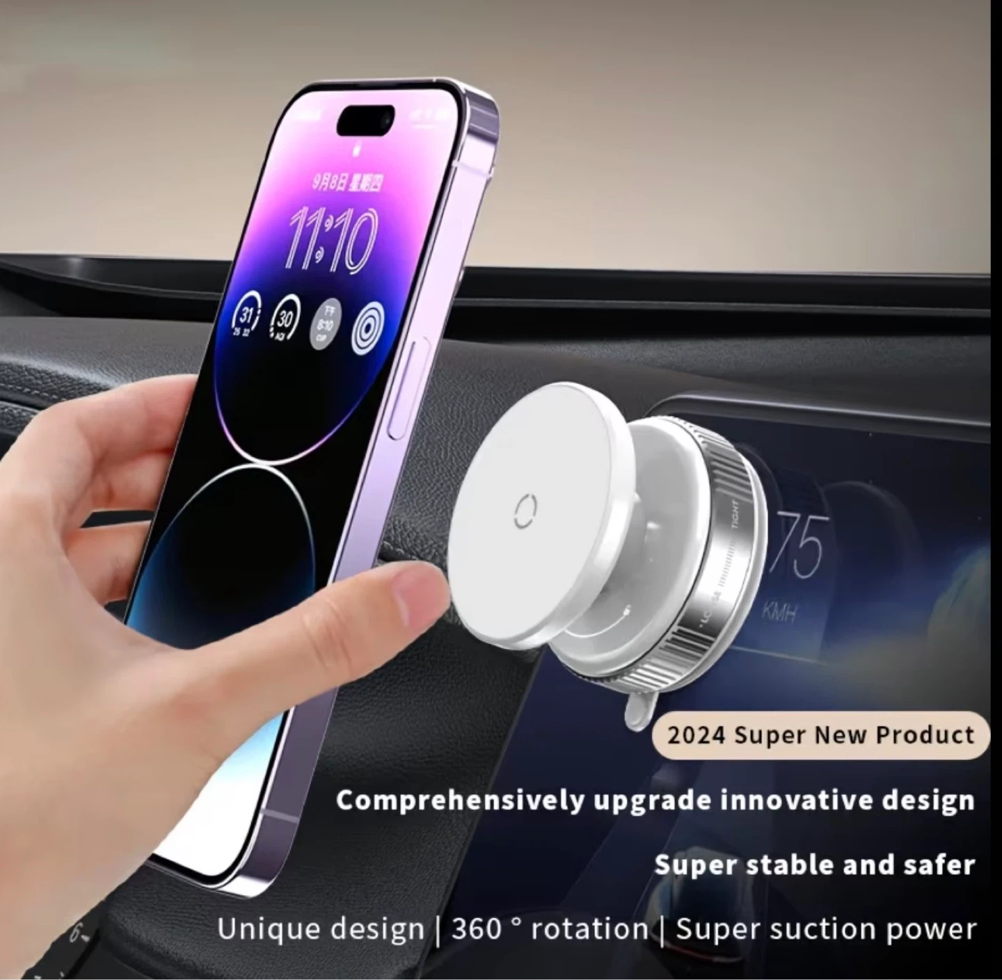 Magnetic Car Phone Mount - photo 4