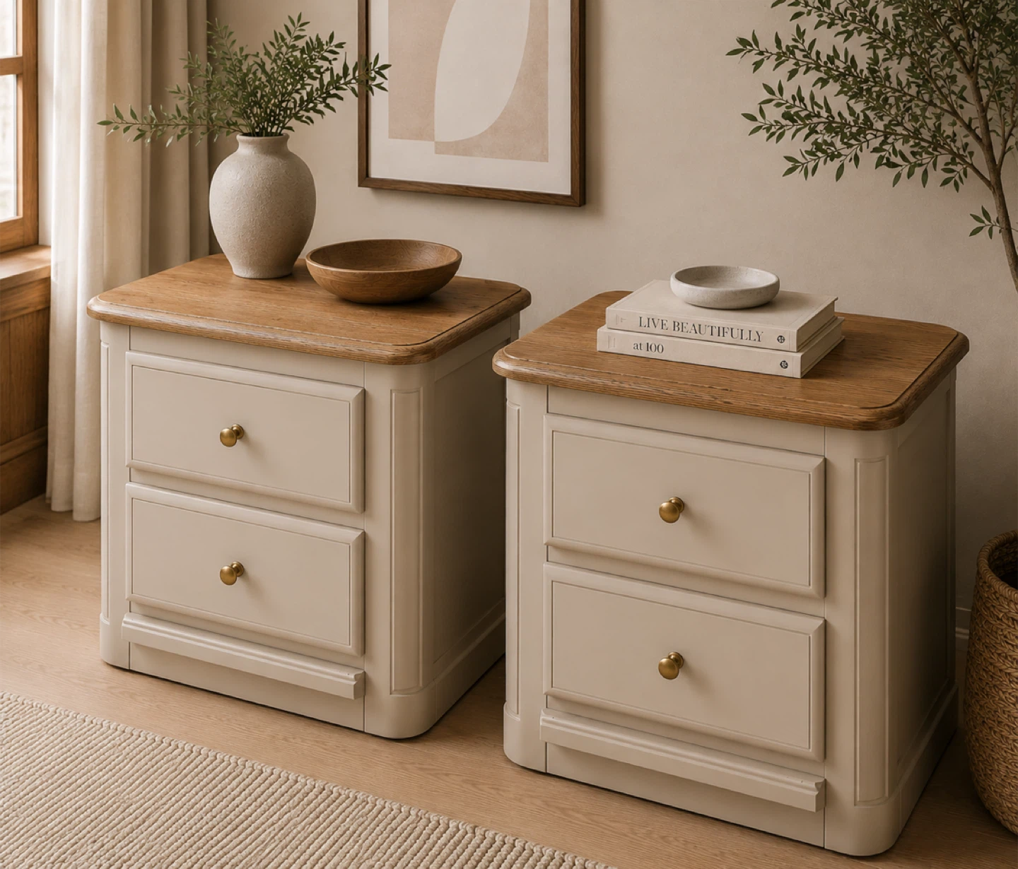 ✨ Beautifully Refinished Shermag Nightstands ✨