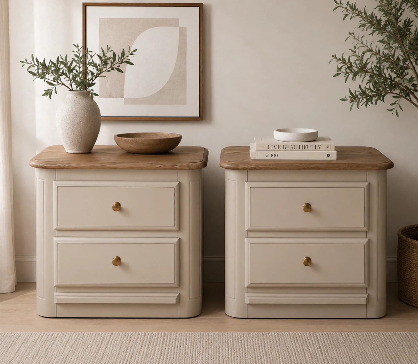 ✨ Beautifully Refinished Shermag Nightstands ✨ - photo 2